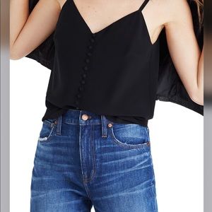 Madewell Silk button down Tank size 4